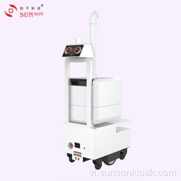 Robot phun sương diệt vi khuẩn bệnh viện